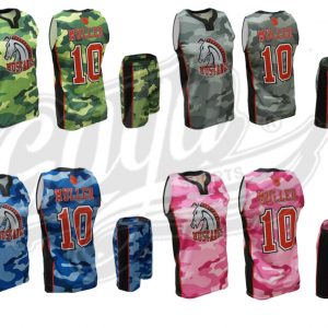 Camou Sublimated Basketball Uniform